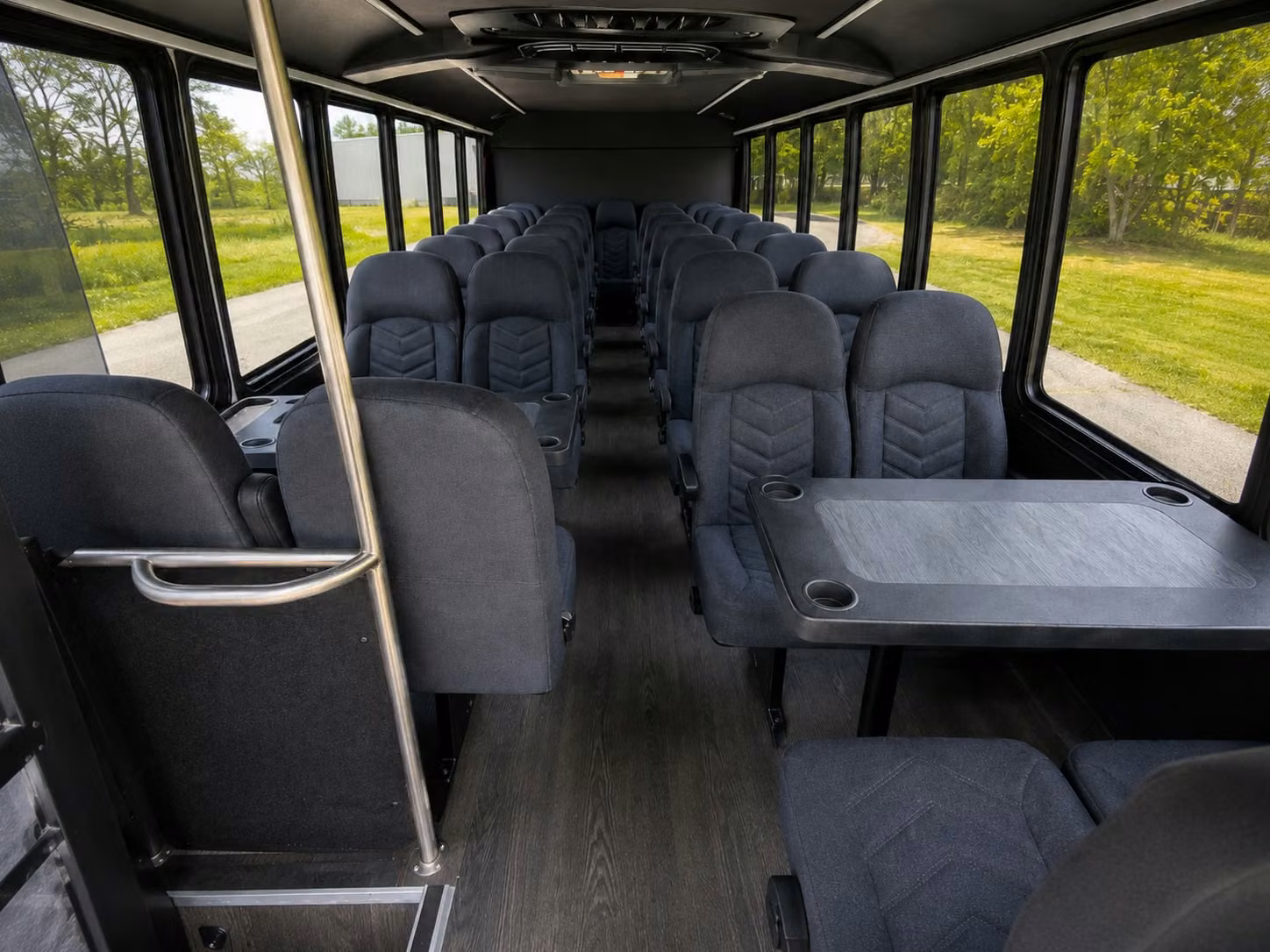 18 passenger minibus inside