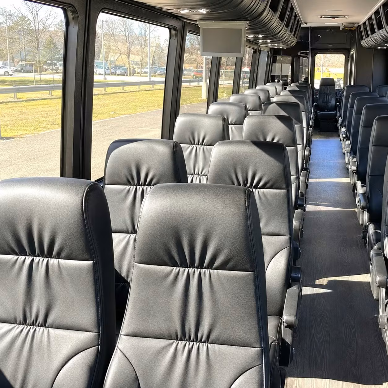 30 passenger minibus inside