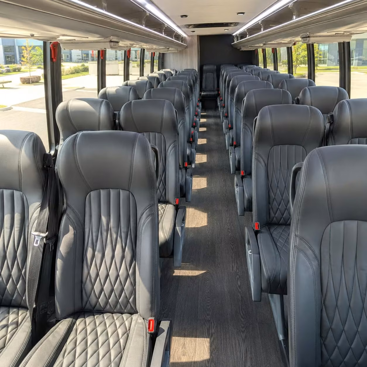 35 passenger minibus inside