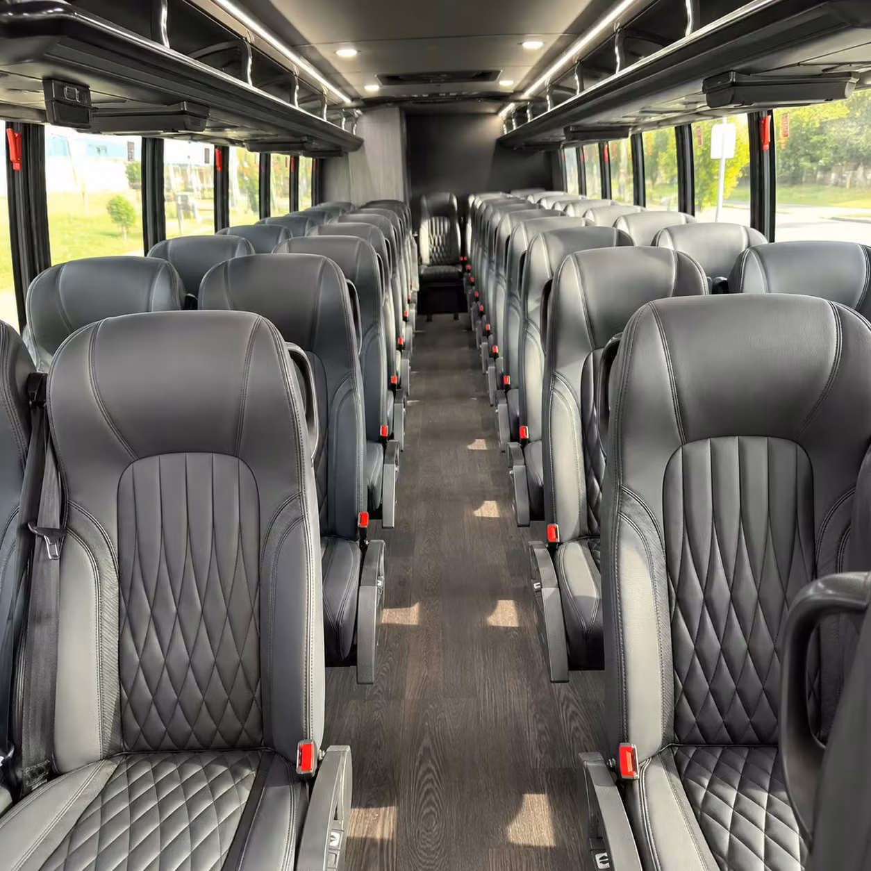 35 passenger minibus interior
