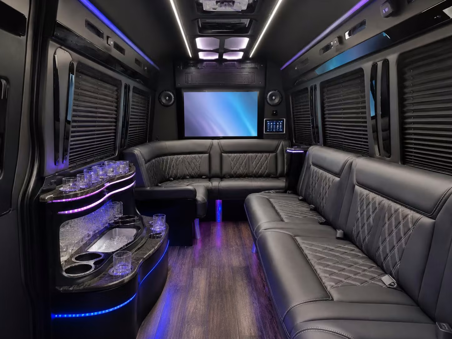 bus rental options for wilmington trips