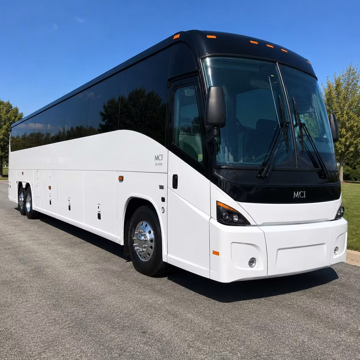 charter buses for large prom groups and school organized transportation in wilmington