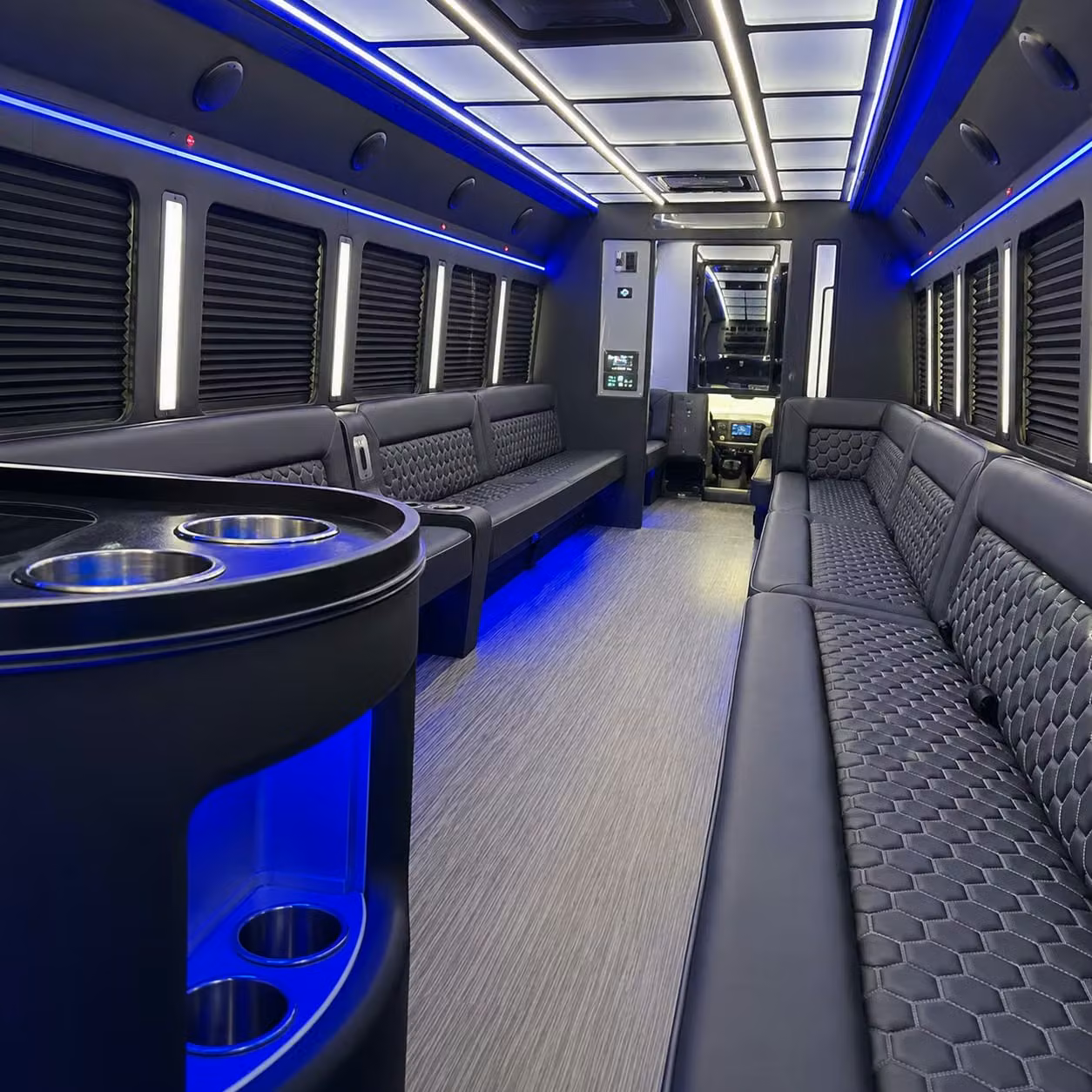 party buses for prom night in wilmington make the ride part of the celebration