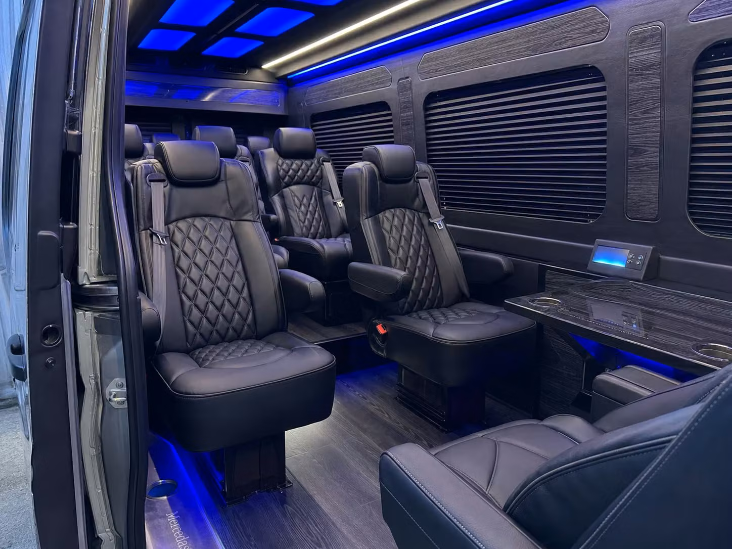 sprinter van transportation for groups and events across wilmington