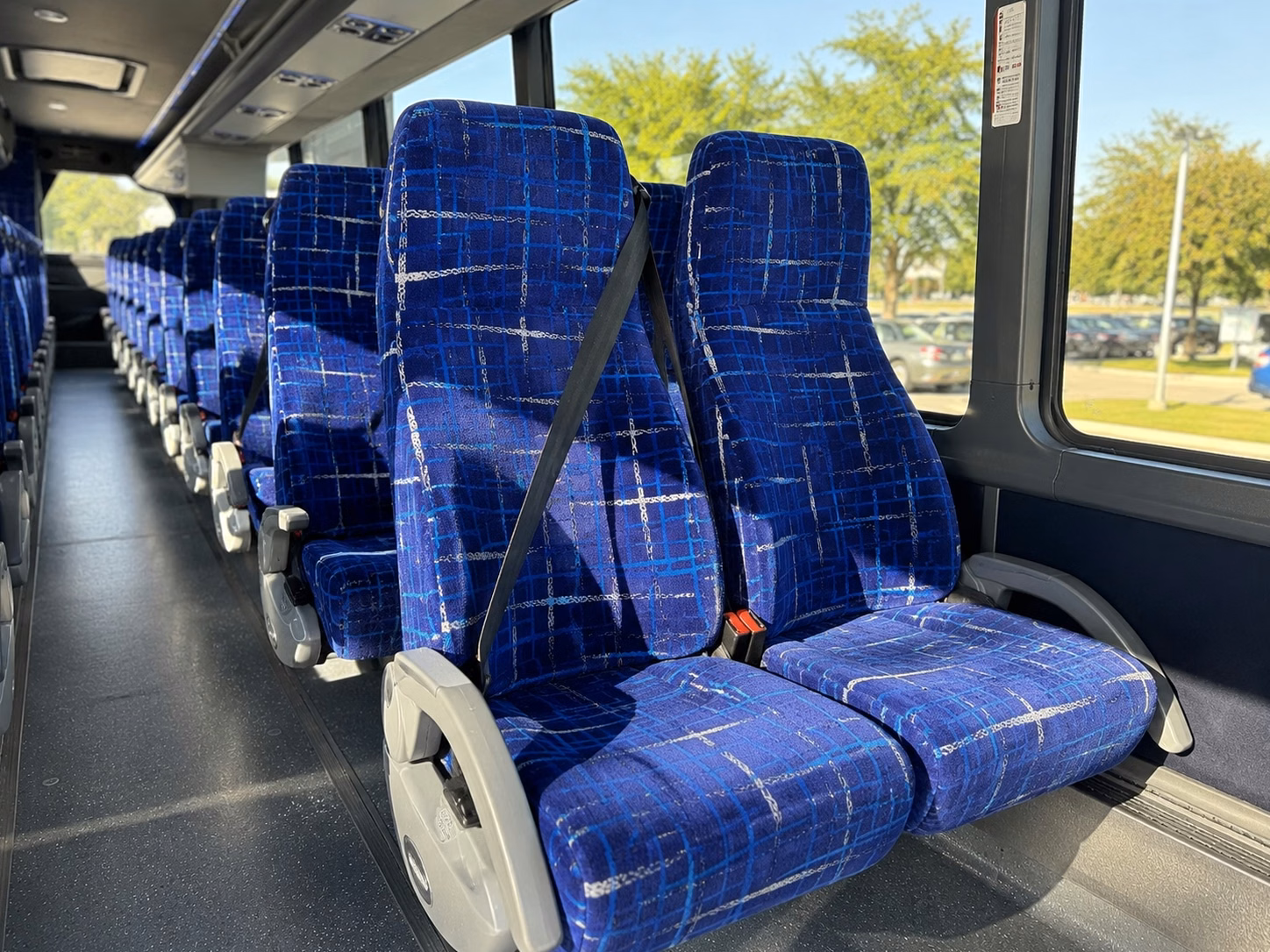 wilmington charter bus interior gallery